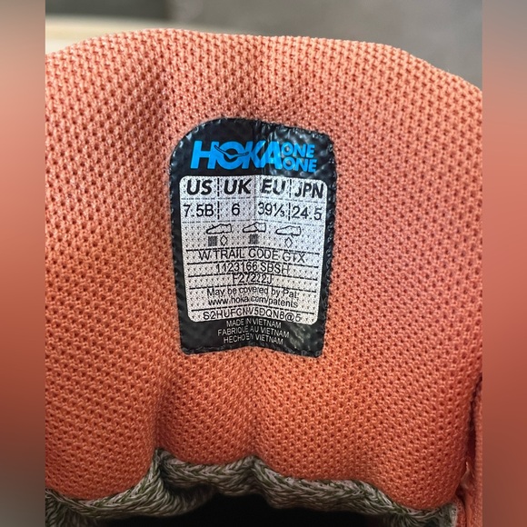 Hoka women’s trail code GTX hiking boots - Picture 6 of 6